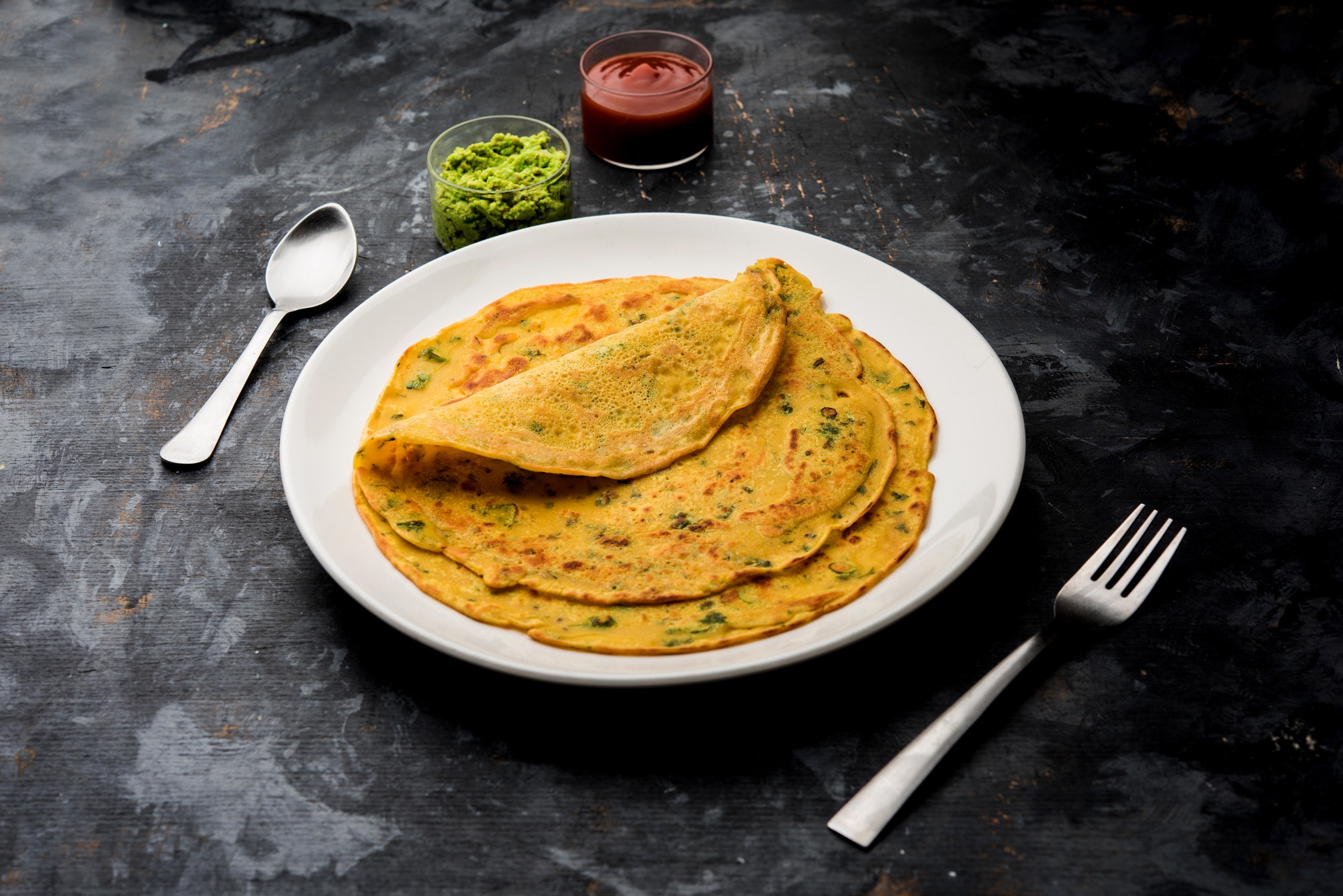 Chilla or Besan cheela or veg-omelette